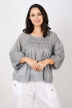 Load image into Gallery viewer, JJ Sisters  LL36 Tucked Top Grey
