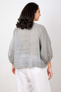 JJ Sisters  LL36 Tucked Top Grey