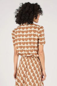 Traffic People Love Me Do Shirt Brown