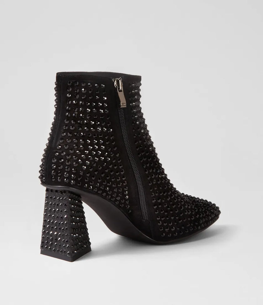 Django & Juliette Lonas Black Suede Black Jewels
