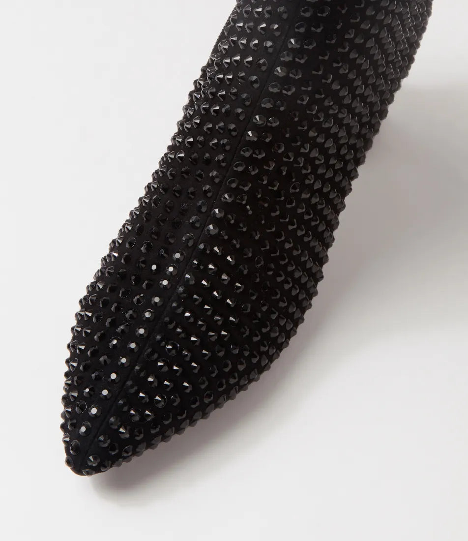 Django & Juliette Lonas Black Suede Black Jewels