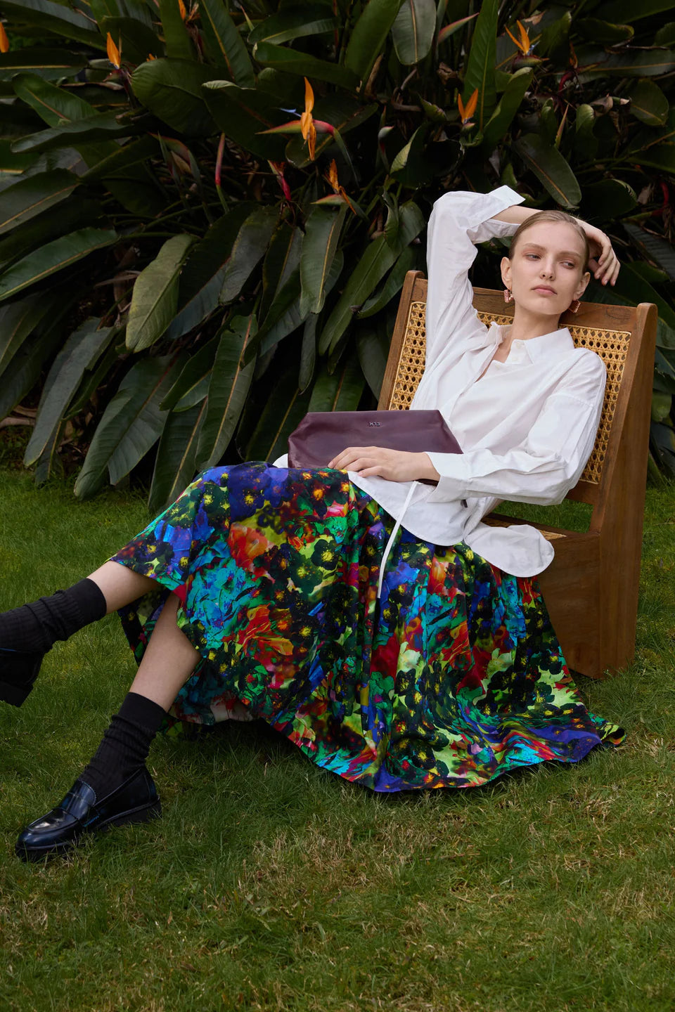 Elk Gia Skirt Apelle Print