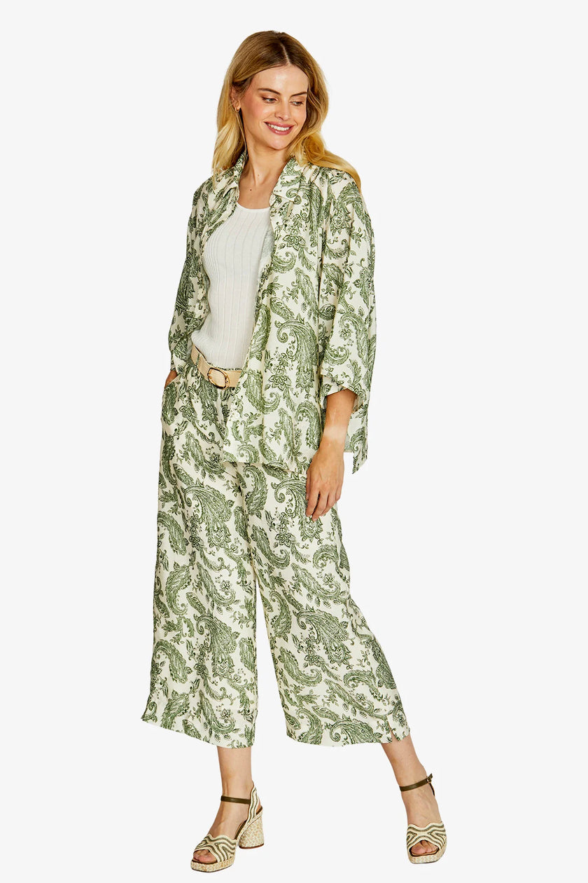 Pingpong Alba A-Line Shirt Agave Paisley