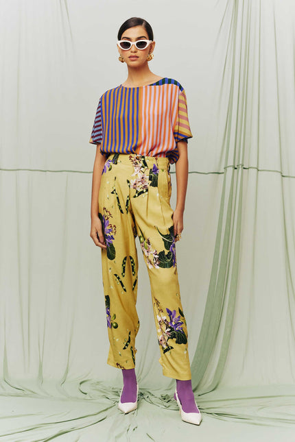 Benta Studio Porto Pants Floral Cana