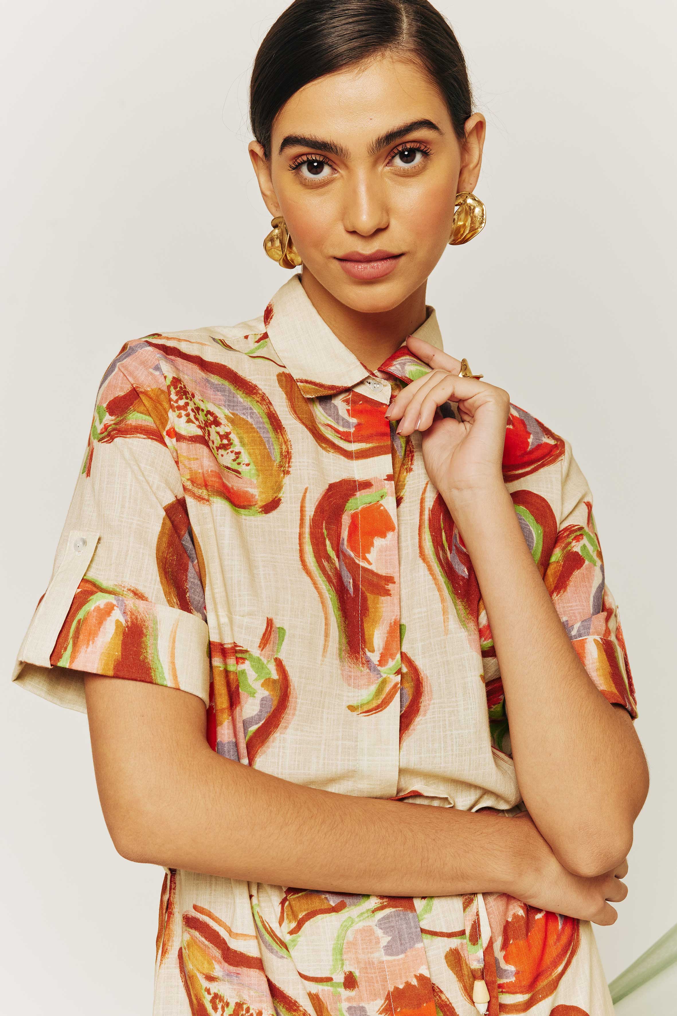 Benta Studio Paris Dress Fruta Pintadas