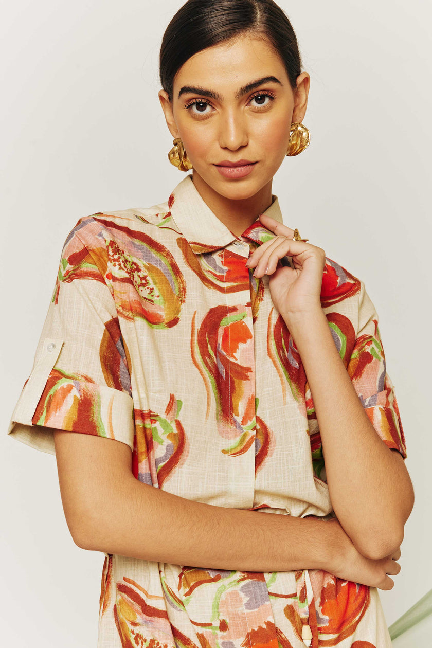 Benta Studio Paris Dress Fruta Pintadas