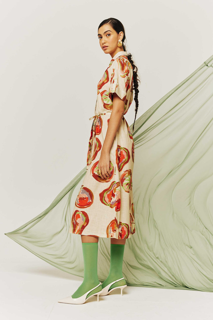 Benta Studio Paris Dress Fruta Pintadas