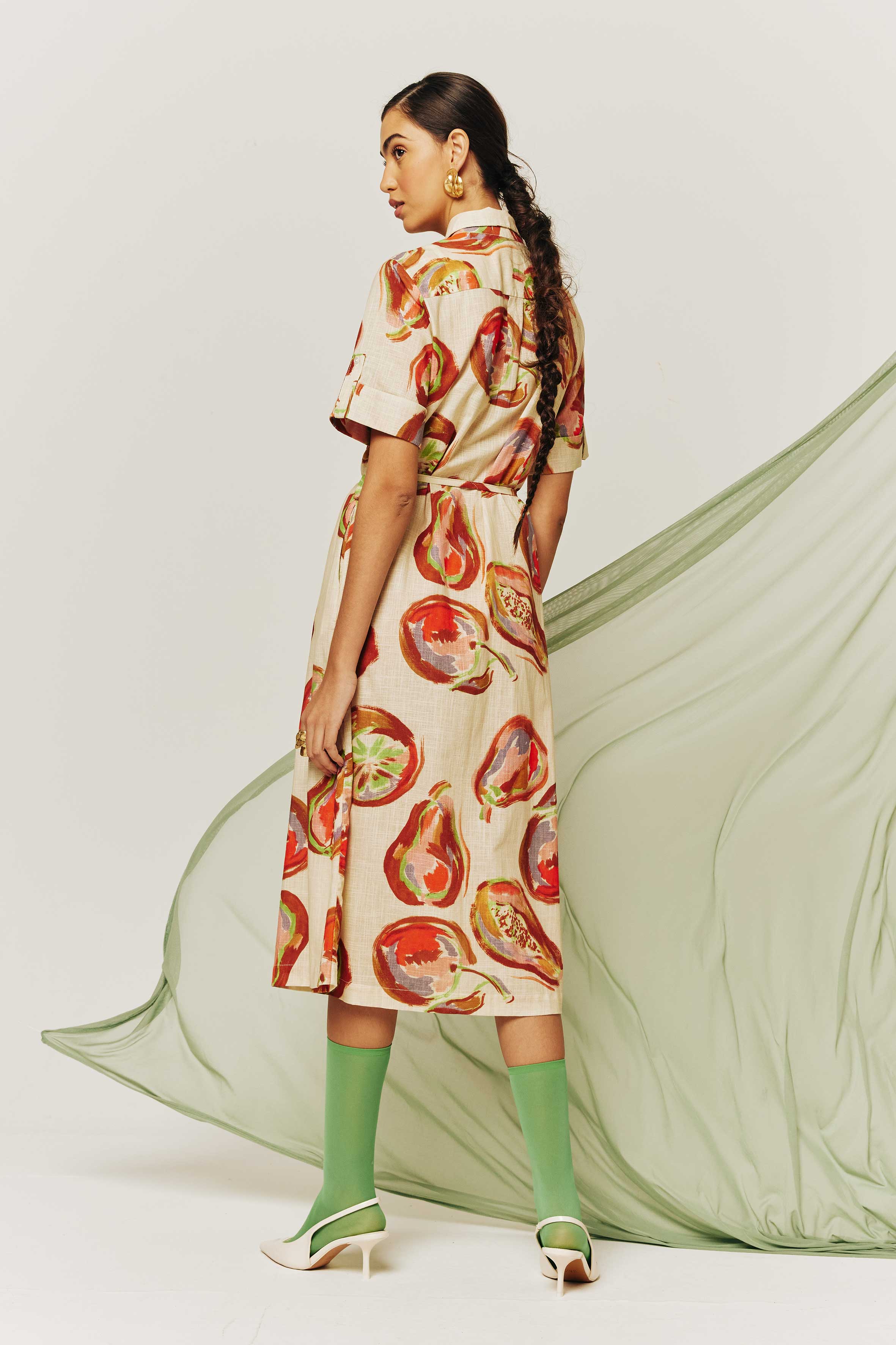 Benta Studio Paris Dress Fruta Pintadas
