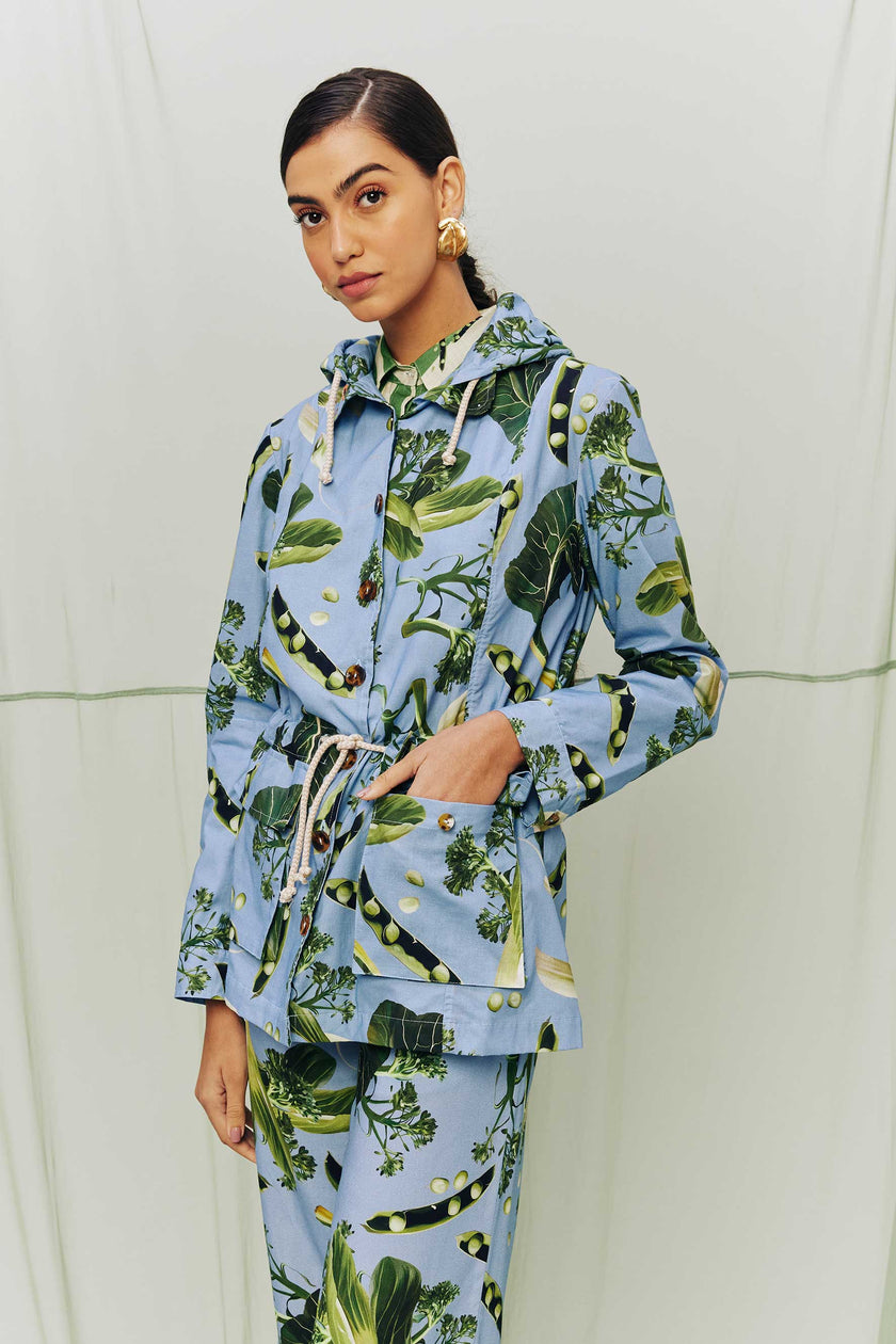 Benta Studio Parka Um Pouco De Salada Azul