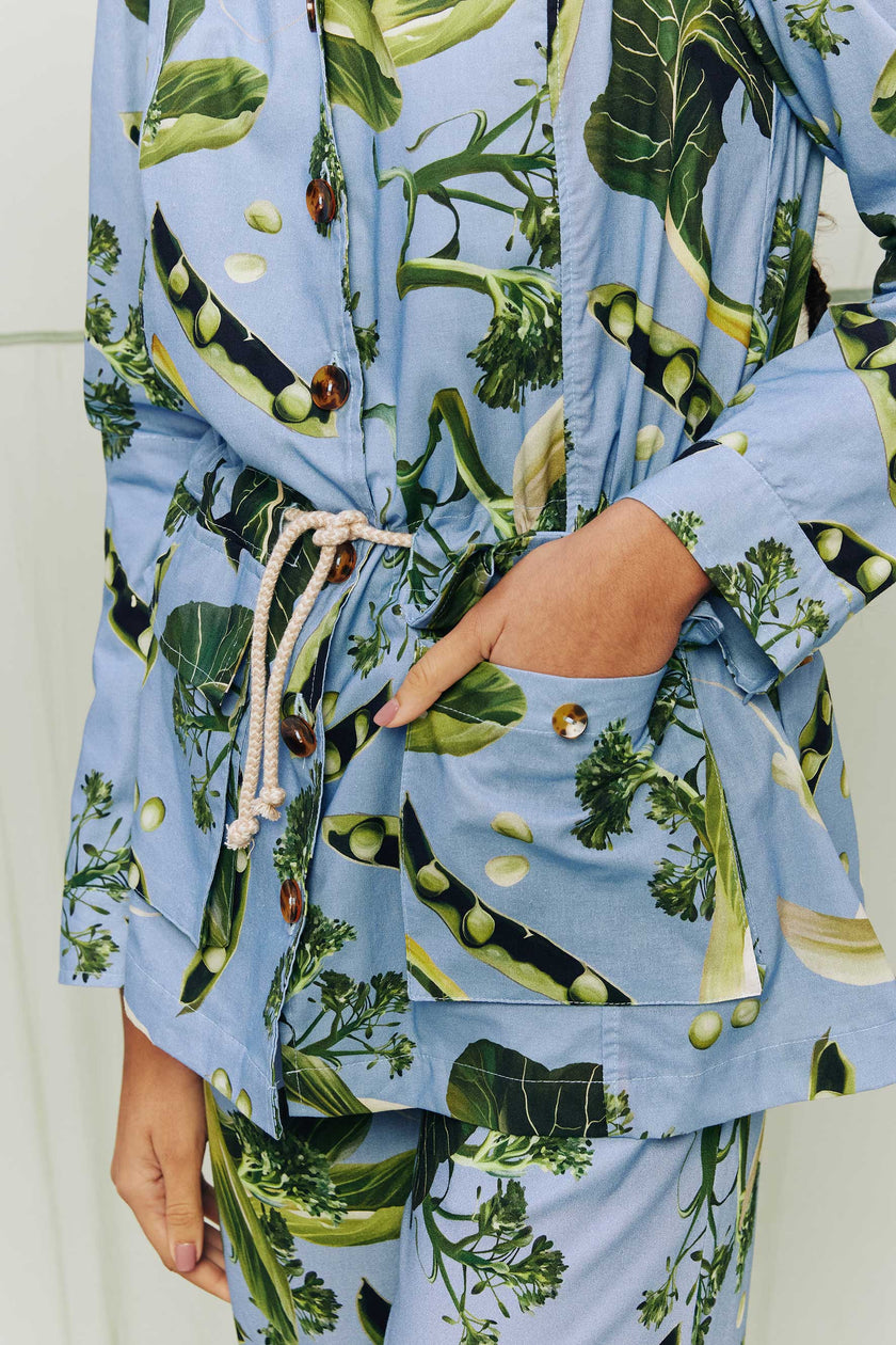 Benta Studio Parka Um Pouco De Salada Azul