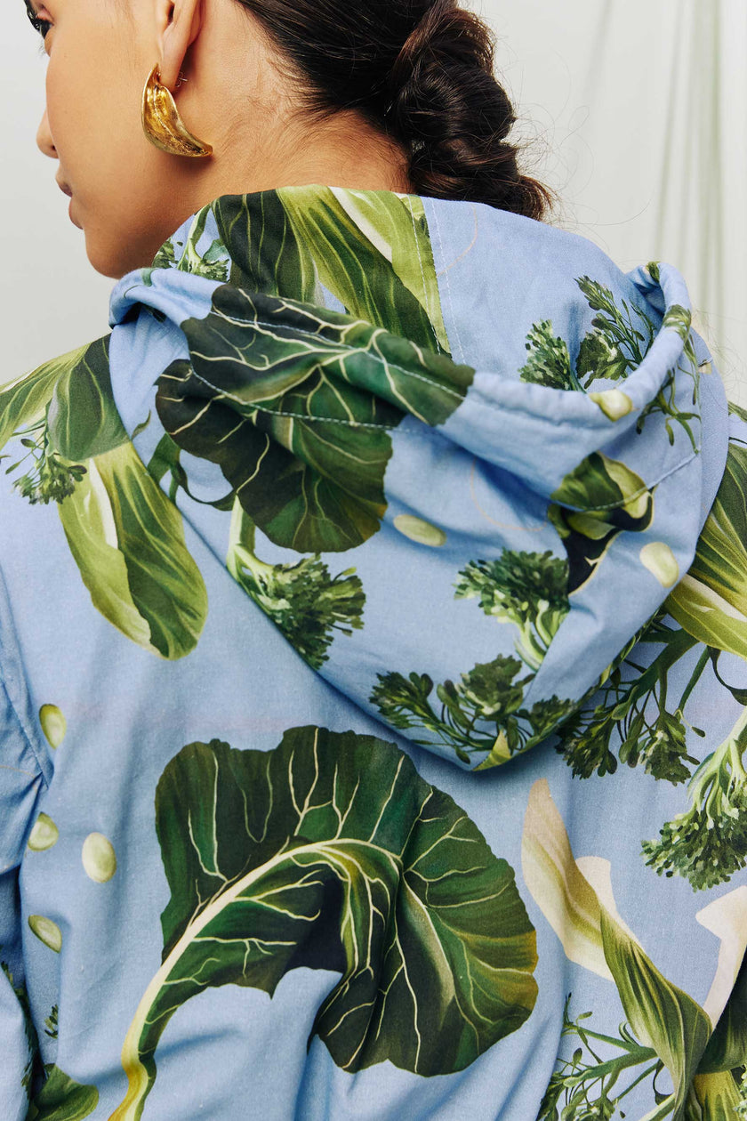 Benta Studio Parka Um Pouco De Salada Azul