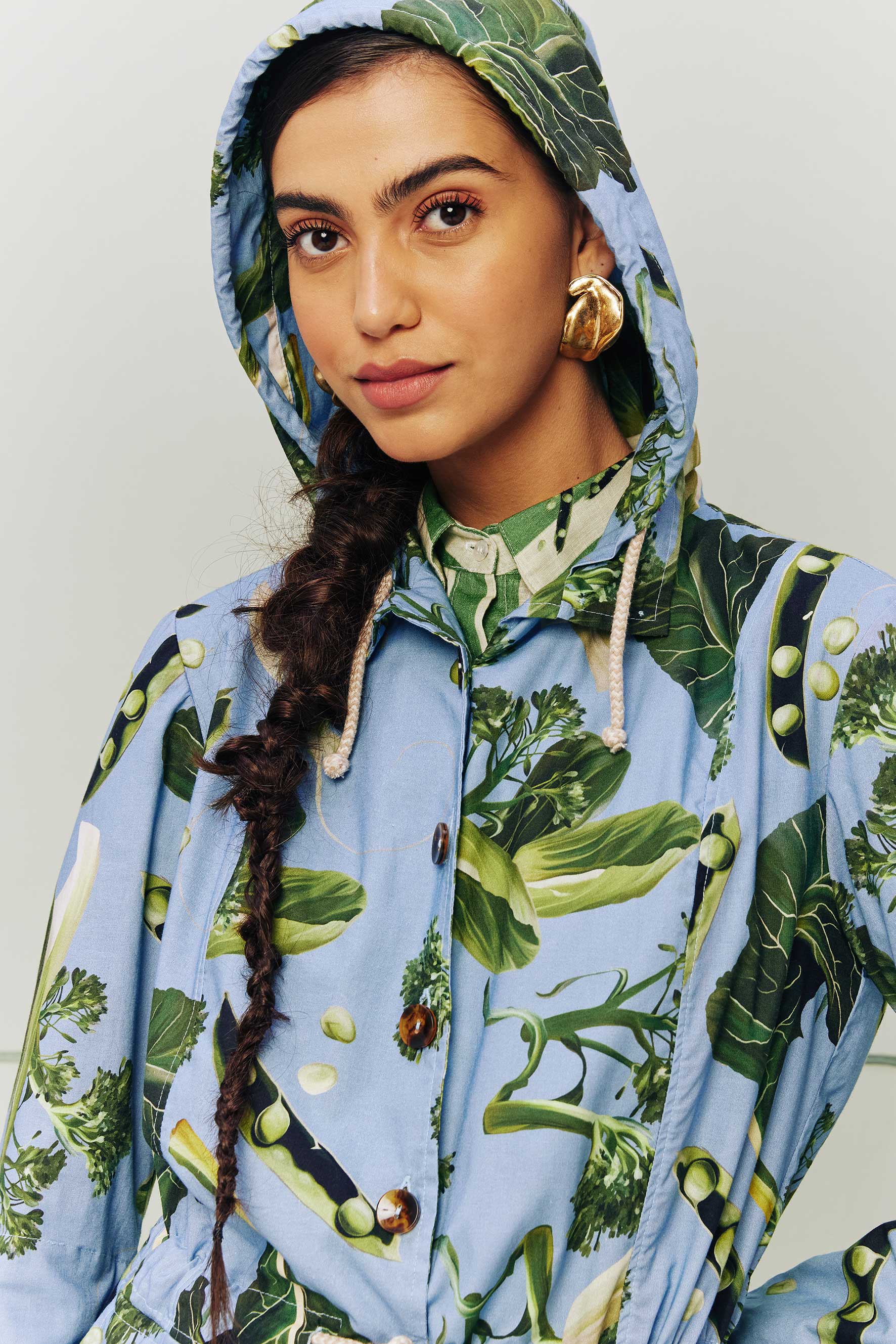 Benta Studio Parka Um Pouco De Salada Azul