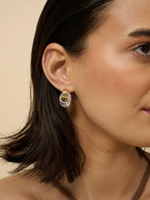 Load image into Gallery viewer, Lustre &amp; Sage Knotted Duotone Plated Earrings
