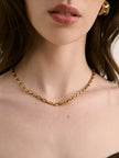 Lustre & Sage Vantage Rope 18k Gold Plated Necklace