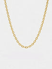 Lustre & Sage Vantage Rope 18k Gold Plated Necklace