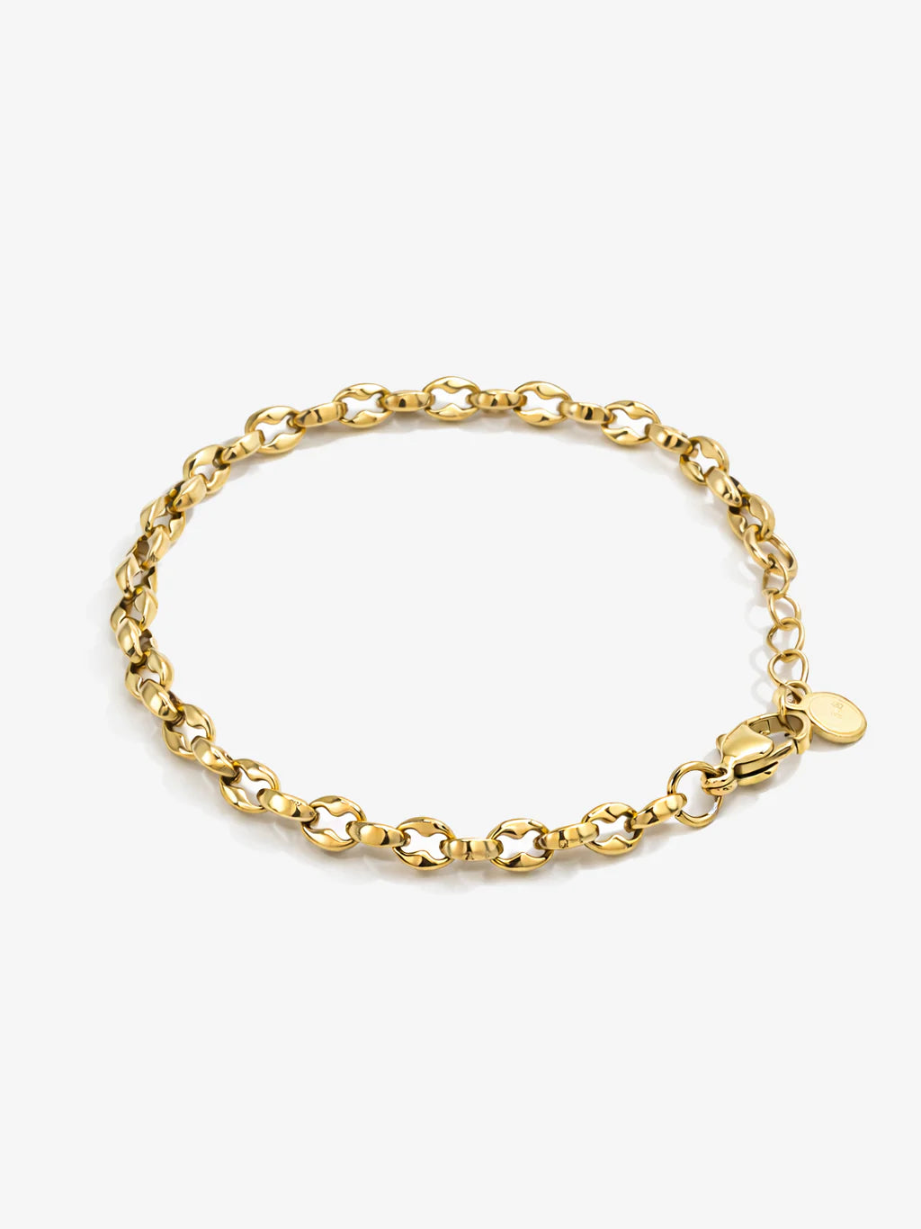 Lustre & Sage Vantage Rope 18k Gold Plated Bracelet