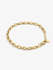 Lustre & Sage Vantage Rope 18k Gold Plated Bracelet