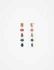 Lustre & Sage Selah Multicolour 18K Gold Plated Drop Earrings