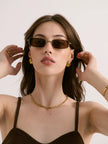 Lustre & Sage Vantage Rope 18k Gold Plated Necklace
