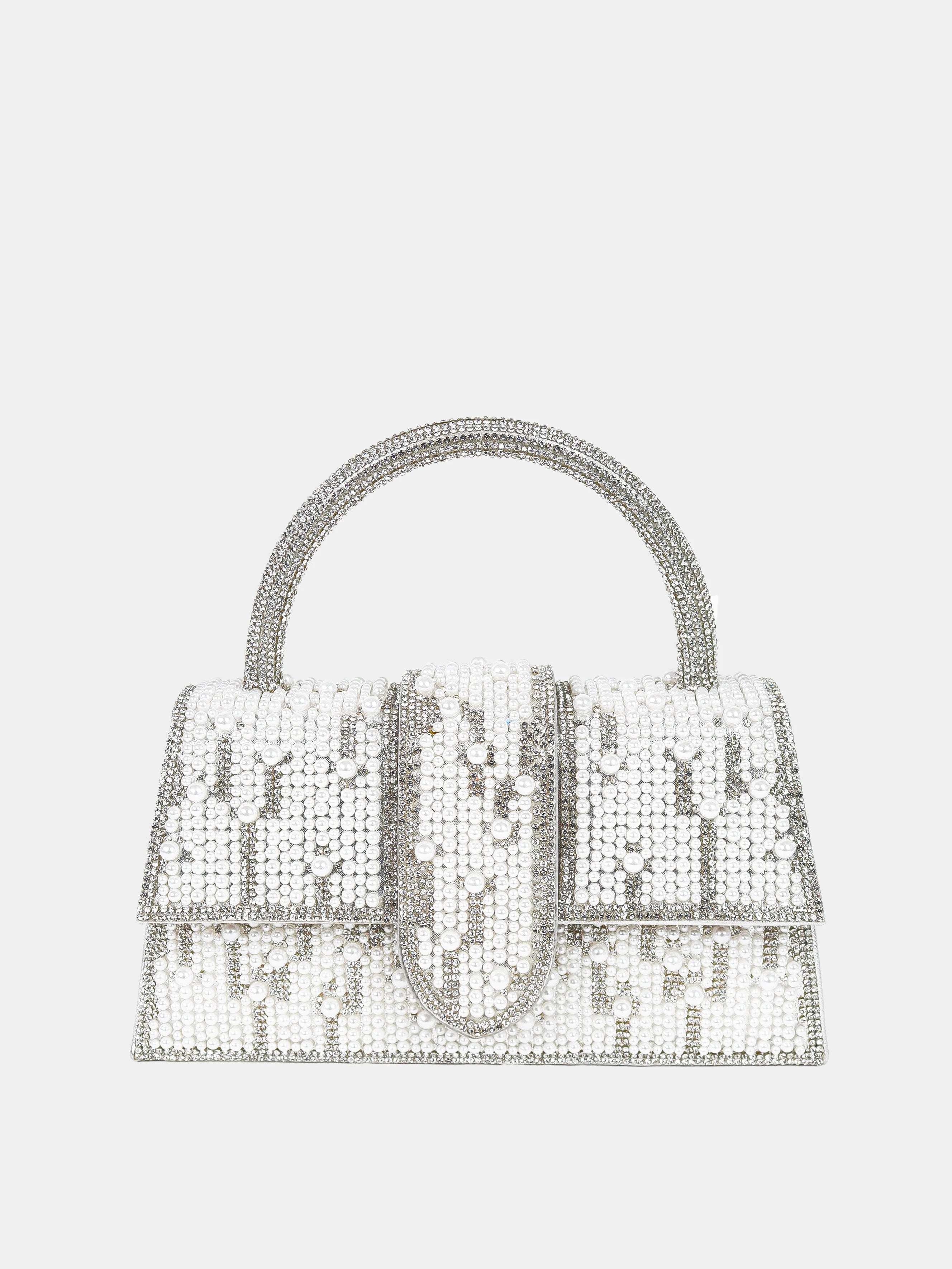 Lustre & Sage Lumière Pearl Top Handle Bag