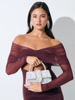 Lustre & Sage Lumière Pearl Top Handle Bag