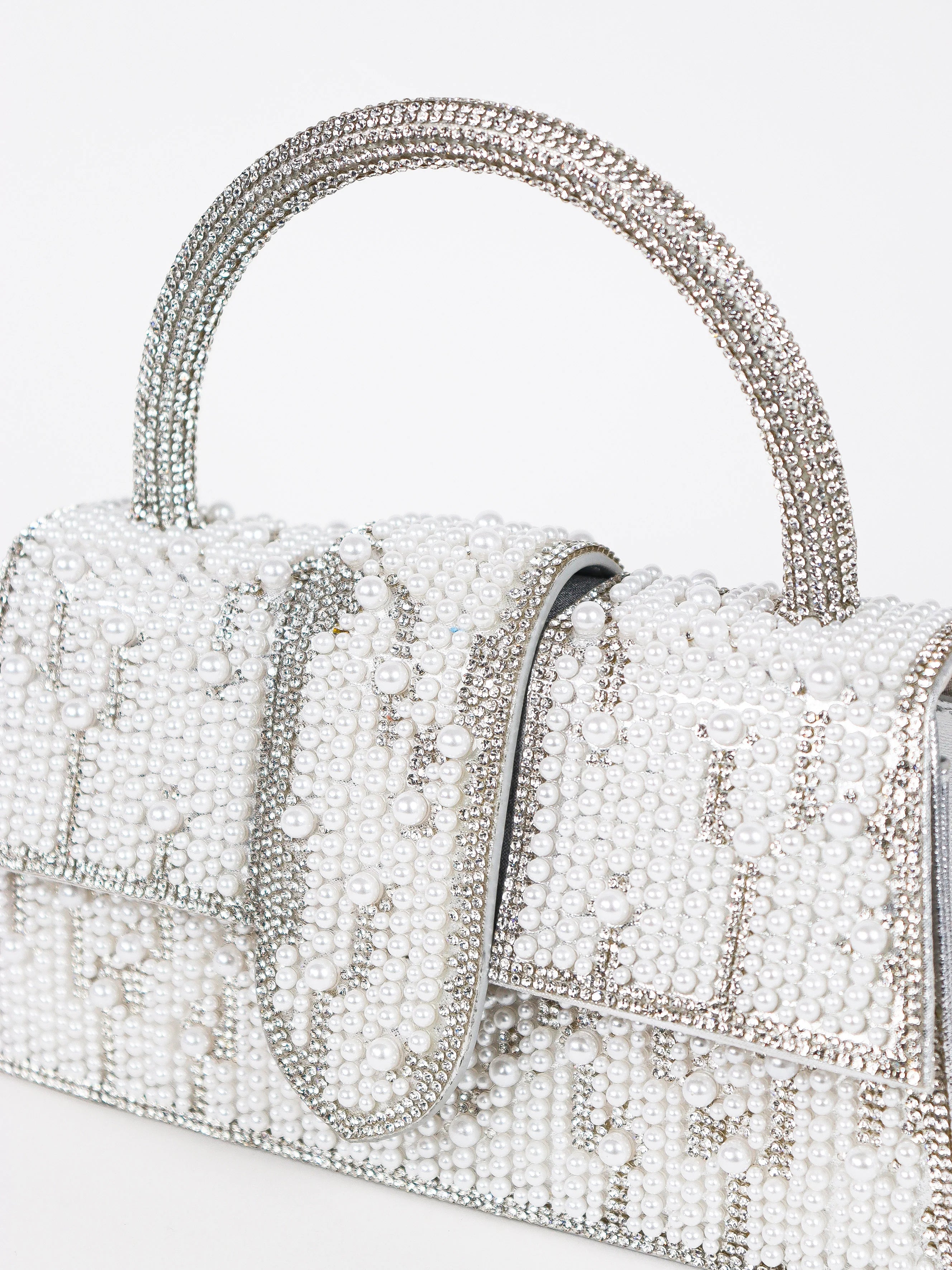 Lustre & Sage Lumière Pearl Top Handle Bag