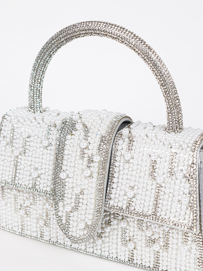 Lustre & Sage Lumière Pearl Top Handle Bag