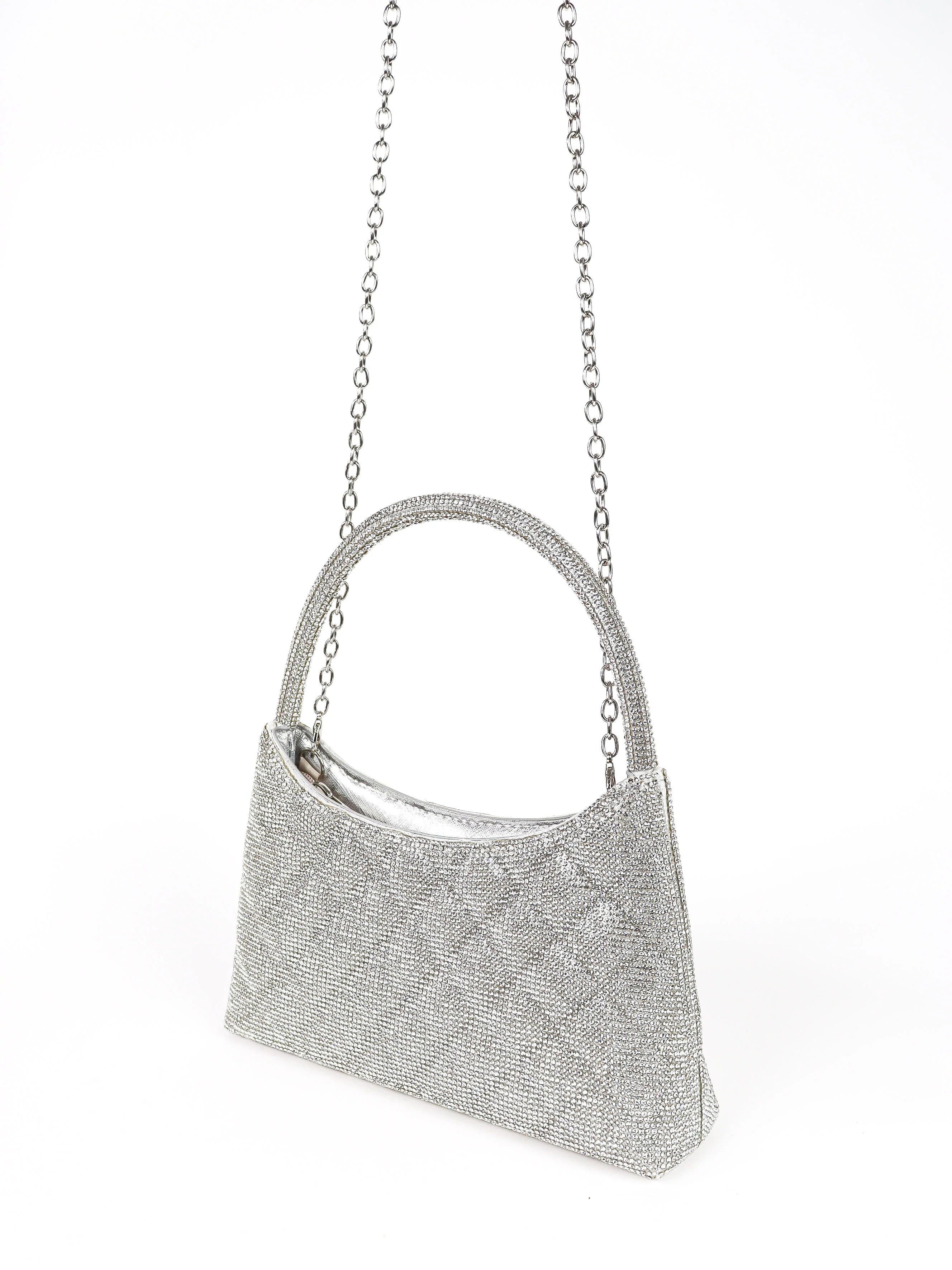 Lustre & Sage Dillion Rhinestone Shoulder Bag