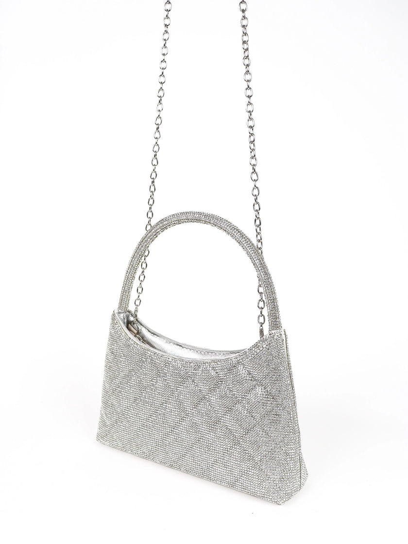 Lustre & Sage Dillion Rhinestone Shoulder Bag