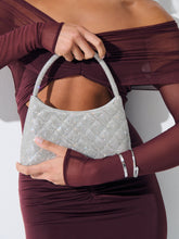Load image into Gallery viewer, Lustre &amp; Sage Dillion Rhinestone Shoulder Bag
