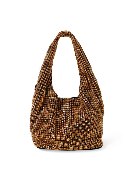 Lustre & Sage Paris Rhinestone Handbag Gold