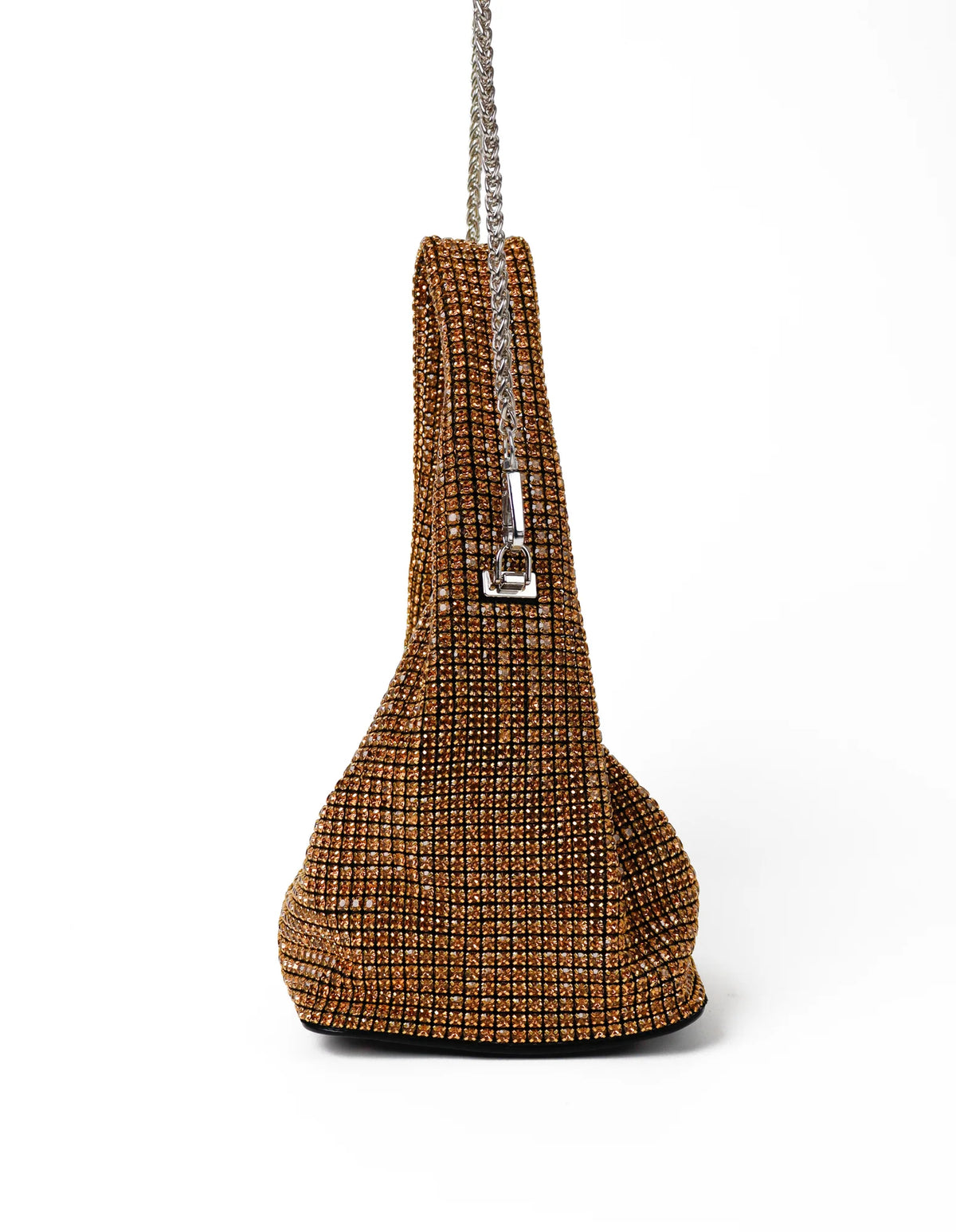 Lustre & Sage Paris Rhinestone Handbag Gold