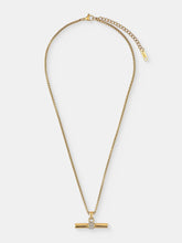 Load image into Gallery viewer, Lustre &amp; Sage Vivienne T-Bar 18K Gold Plated Necklace Gold
