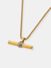Load image into Gallery viewer, Lustre &amp; Sage Vivienne T-Bar 18K Gold Plated Necklace Gold
