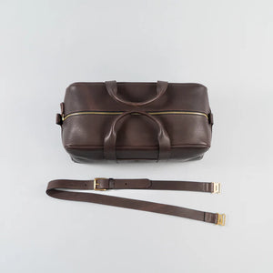 ATKM Marquis Small Leather Duffle Bag Australian Chestnut