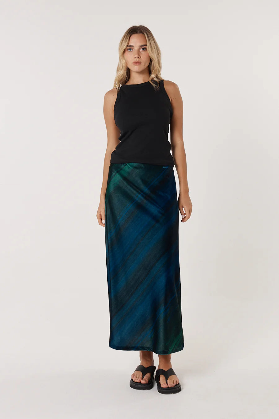Fate + Becker Sublime Skirt Ombre Navy