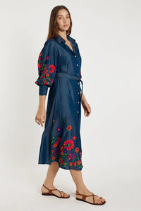 Rubyyaya Gokarna Maxi Embroidered Dress