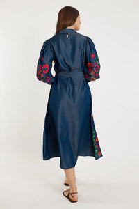 Rubyyaya Gokarna Maxi Embroidered Dress