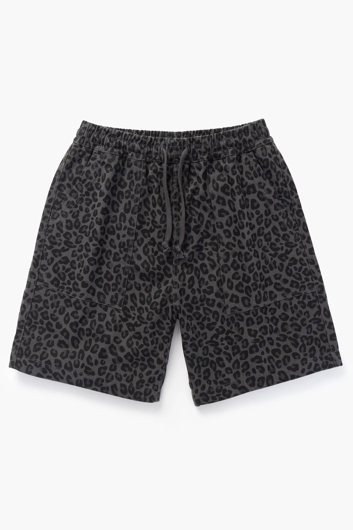 Service Works Patterned Chef Shorts Black Leopard