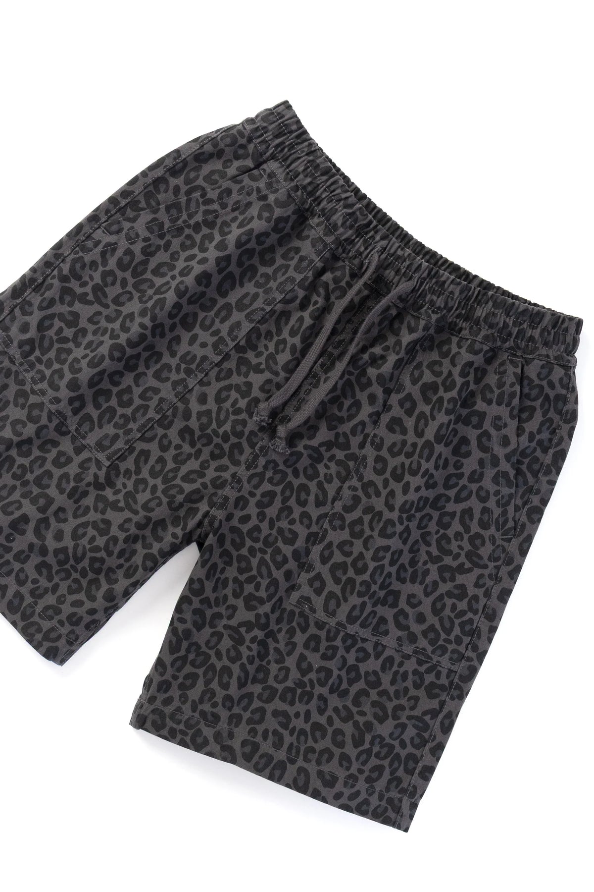 Service Works Patterned Chef Shorts Black Leopard