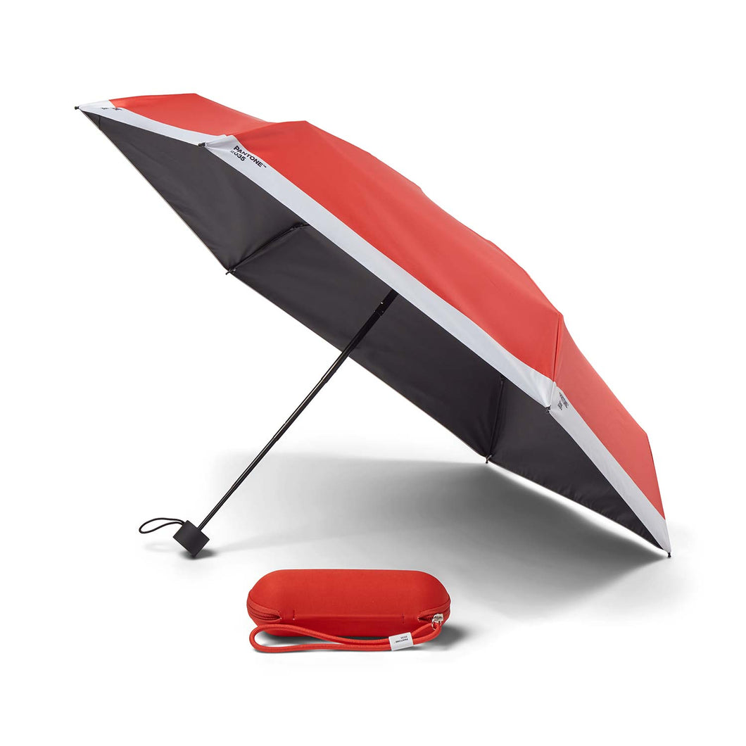 Pantone Folding Umbrella in Box Red