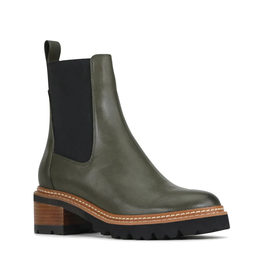 EOS Linear Dk Olive Leather