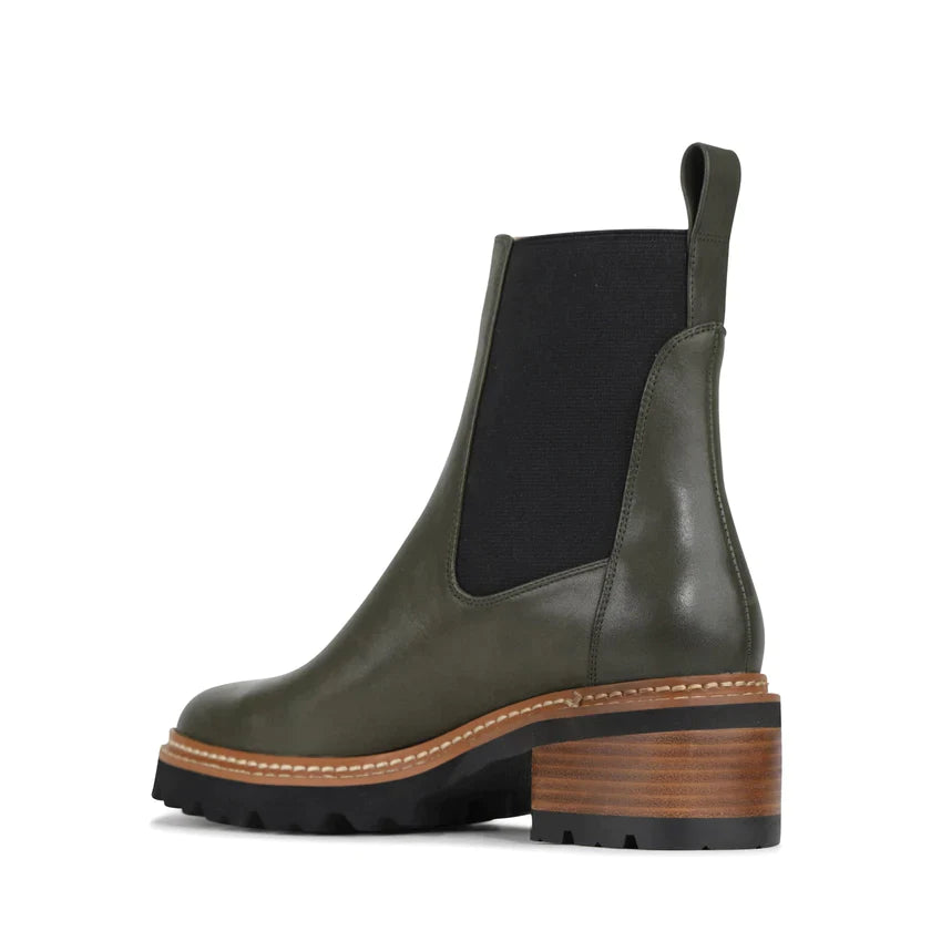 EOS Linear Dk Olive Leather