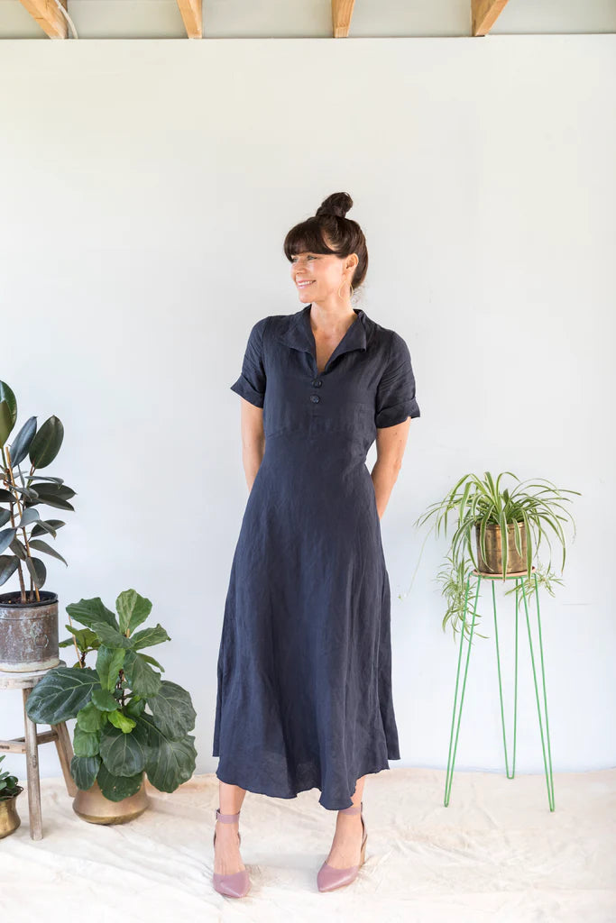 Miss Molly Julietta Dress Navy