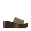 Los Cabos Loryn Flatform Slides Sage