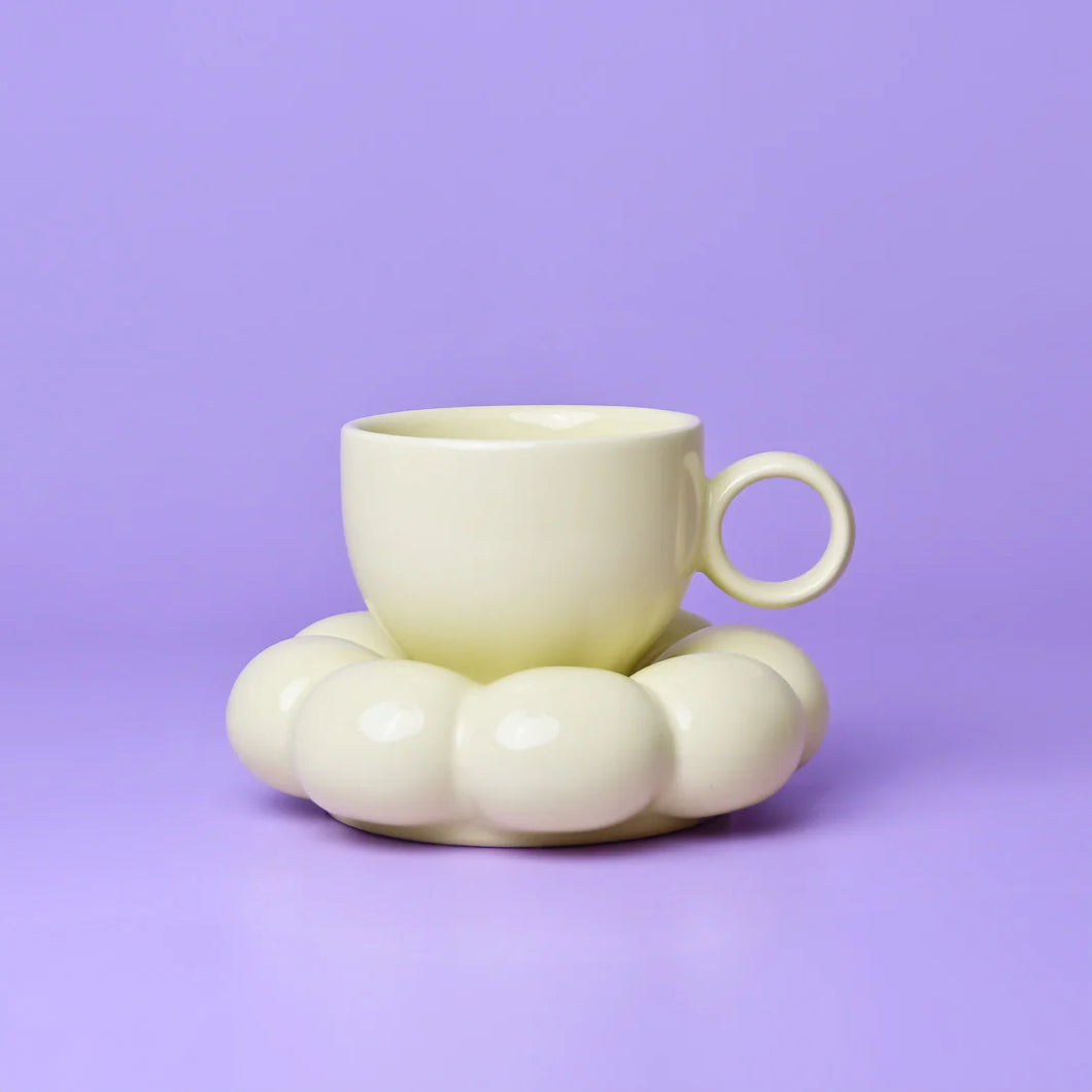 Sage & Cooper Lottie Mug & Saucer Yellow