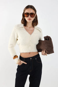 Madison The Label Lucy Cardigan Cream