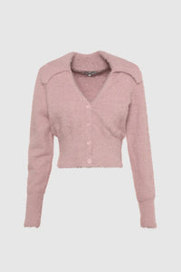 Madison The Label Lucy Cardigan Powder Pink