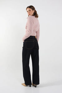 Madison The Label Lucy Cardigan Powder Pink