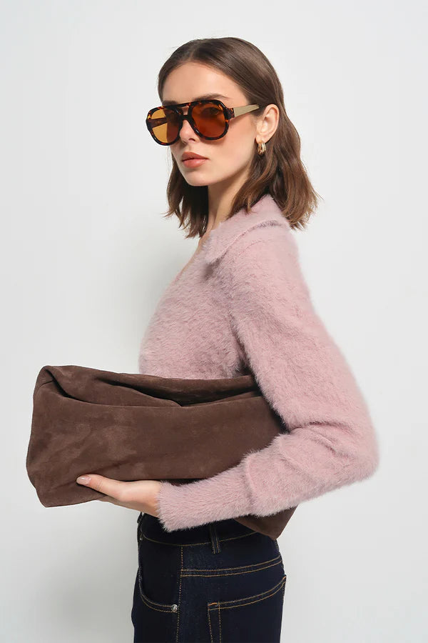 Madison The Label Lucy Cardigan Powder Pink